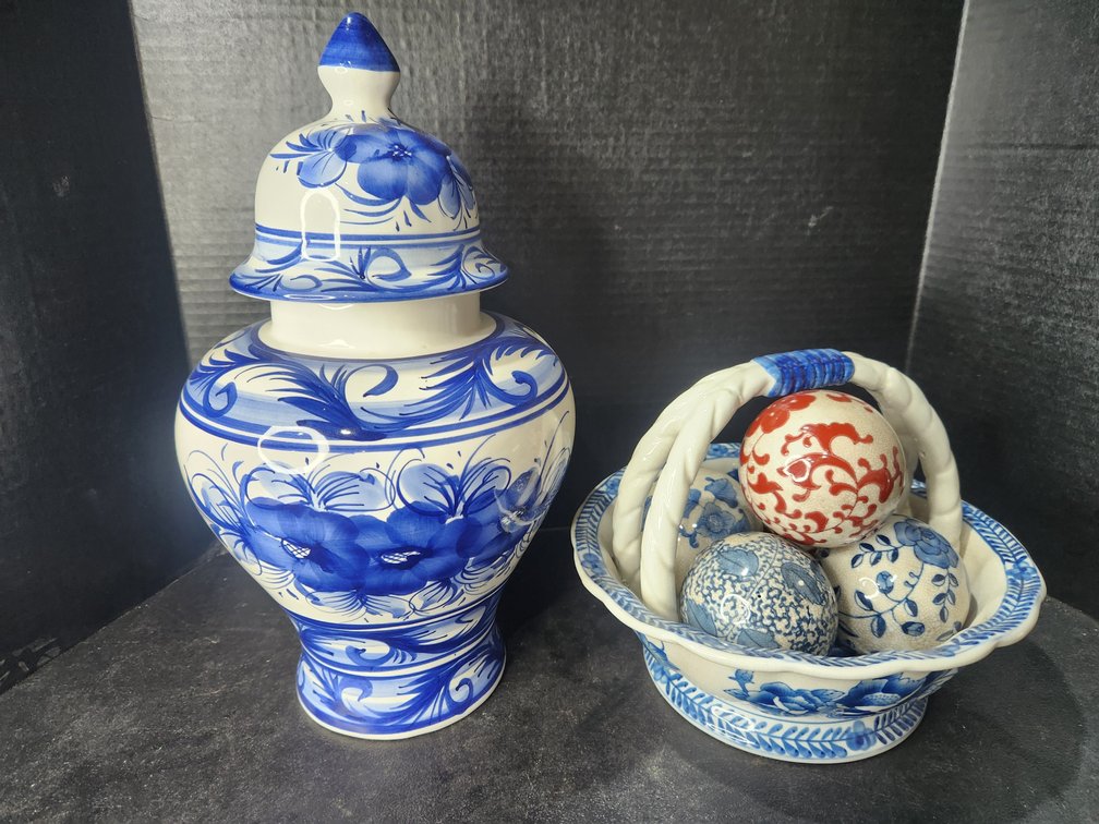 Blue and White Ceramic/ Porcelain