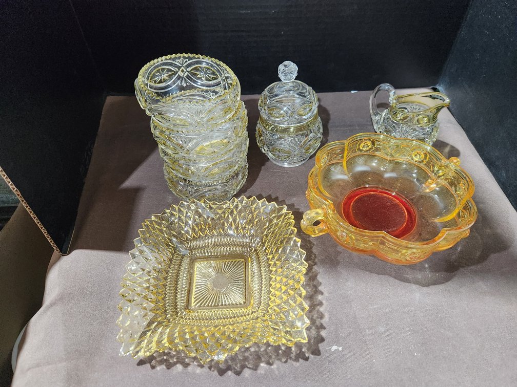 Diamond Cut Glass