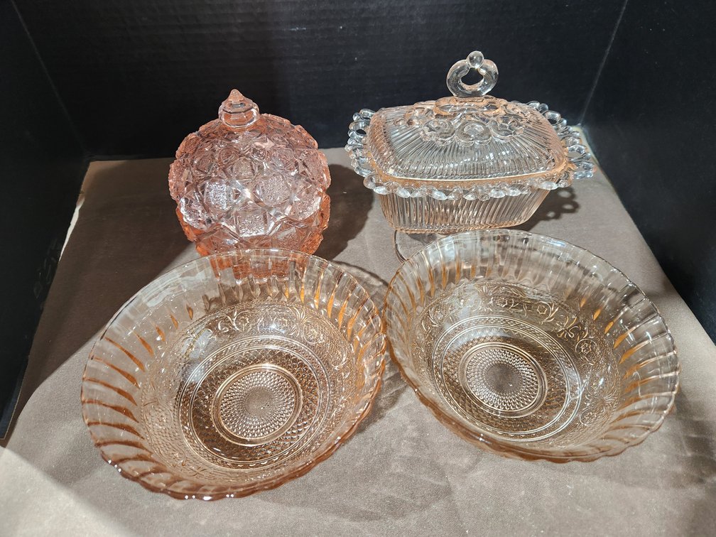 Pink Depression Glass