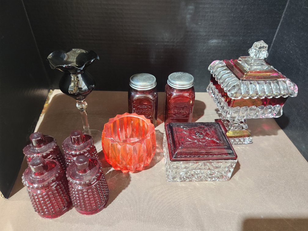 Red Glassware