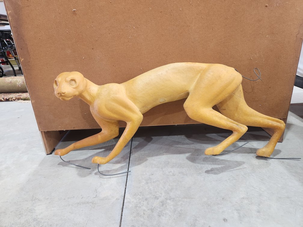 Taxidermy feline form