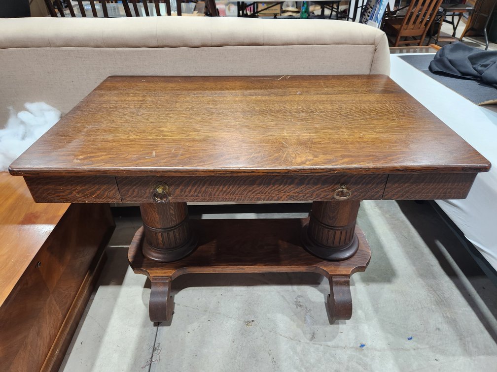 Antique Library Table
