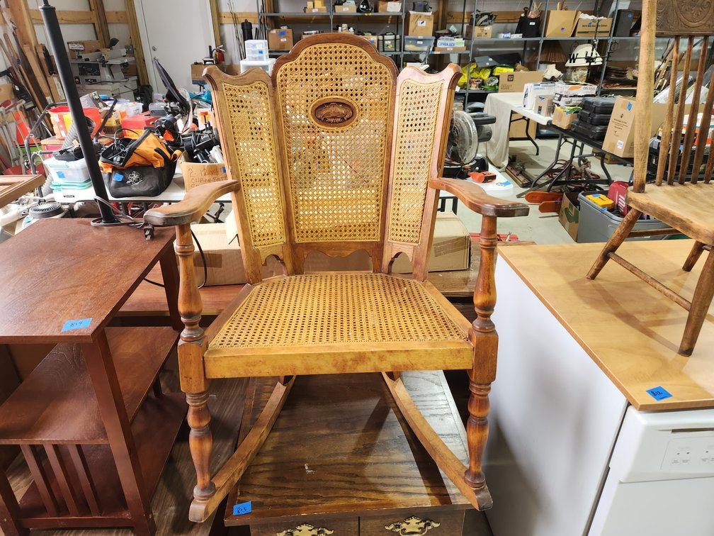 Antique Cane Rocking Chair