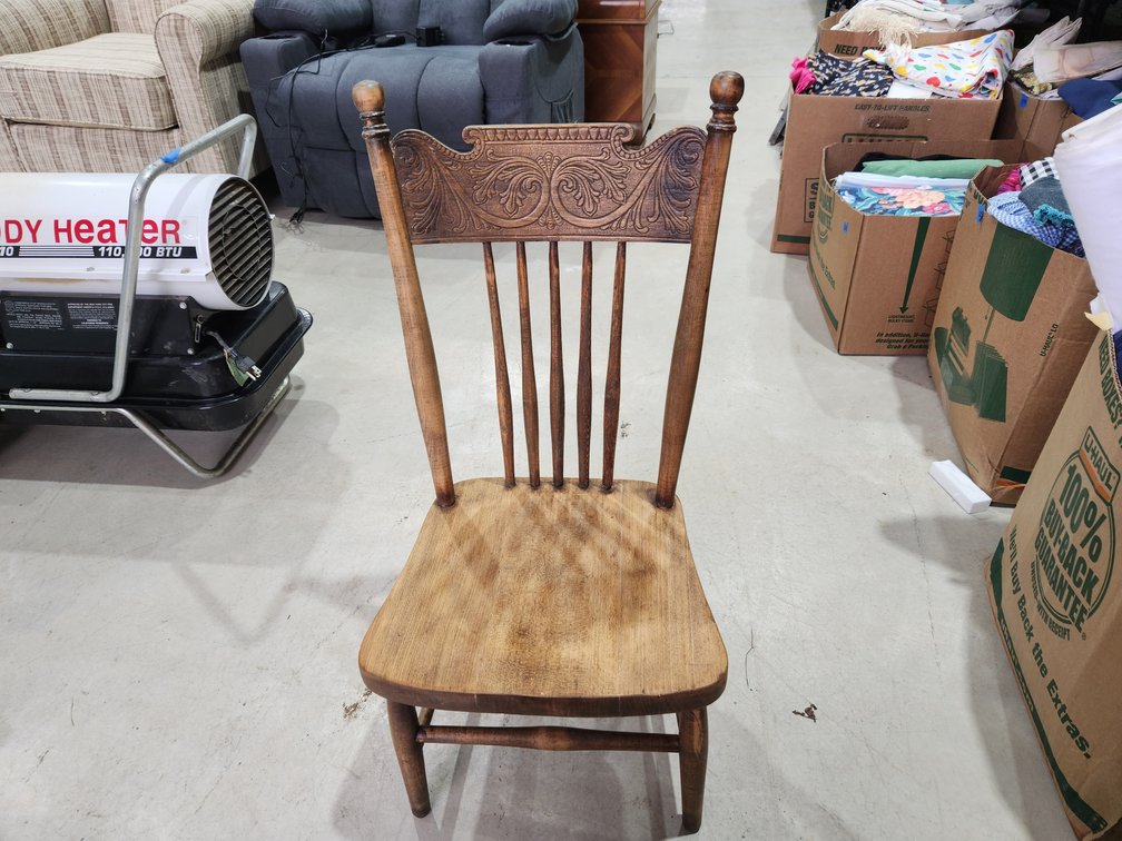 Antique Child's reading chair