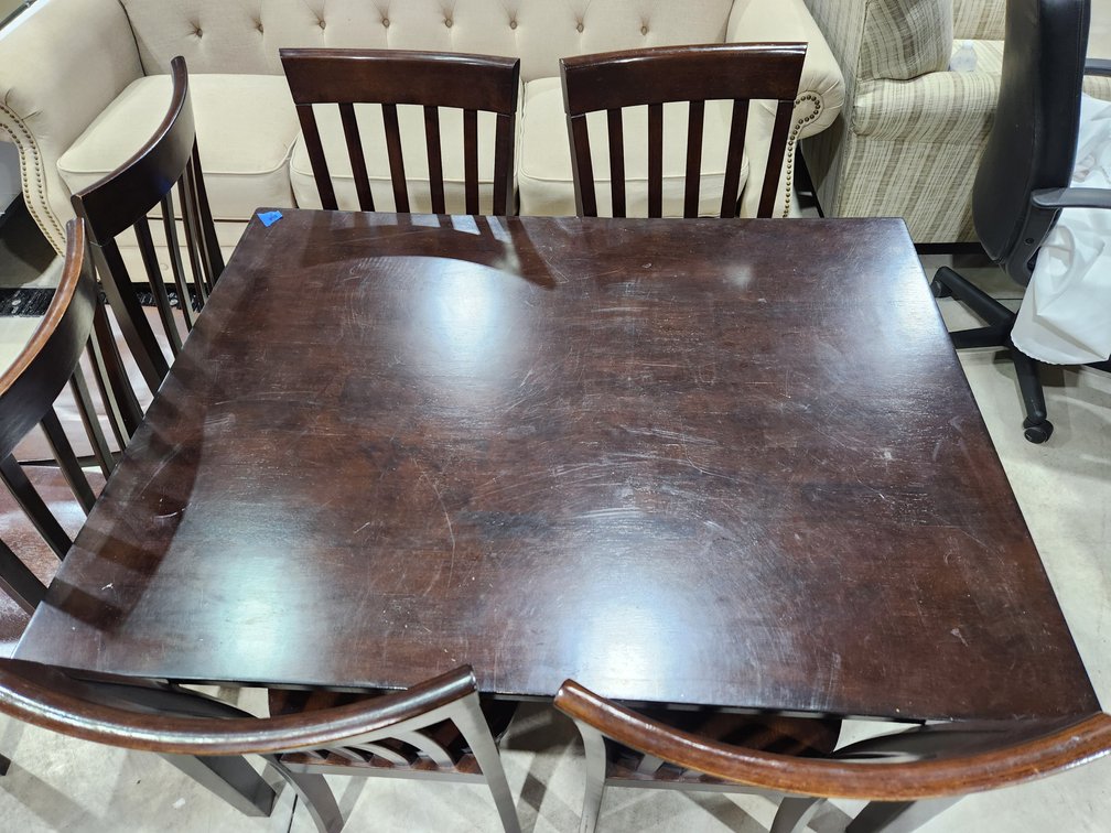Dining Table, 6 Chairs