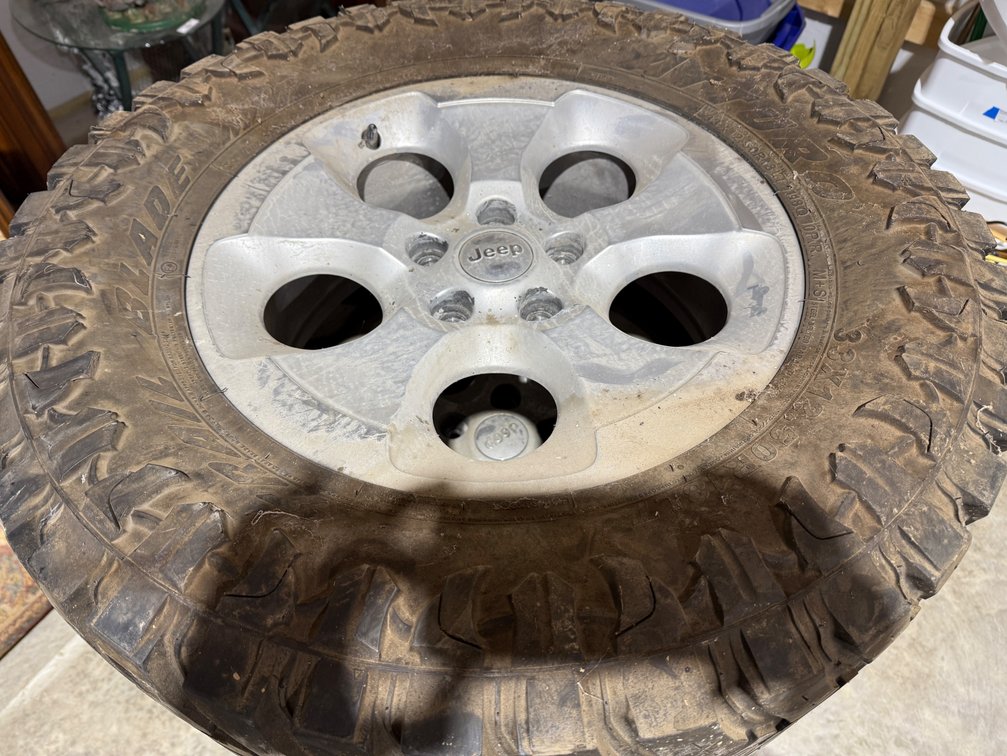 Take Off Tires and Wheels - 2014 Jeep Wrangler