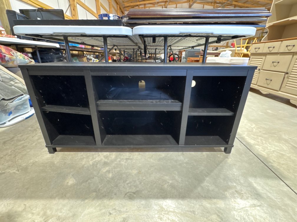 Black entertainment stand