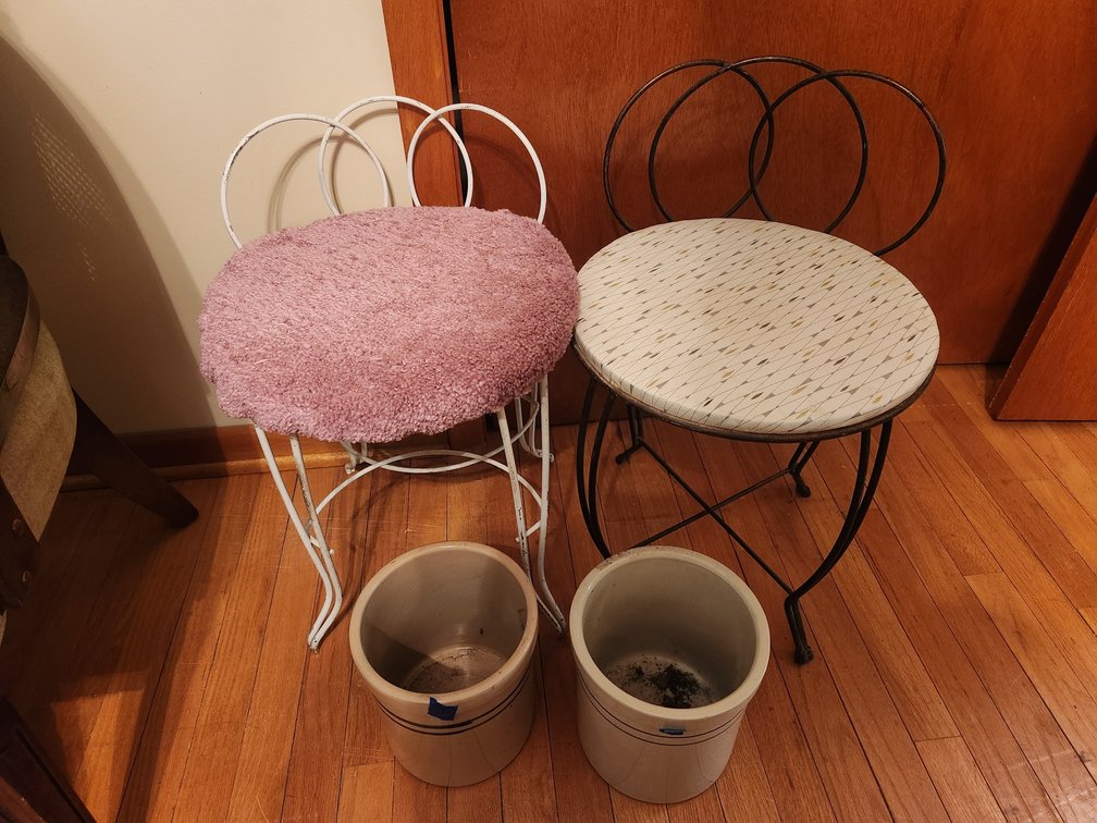 Vintage Vanity Stools and More