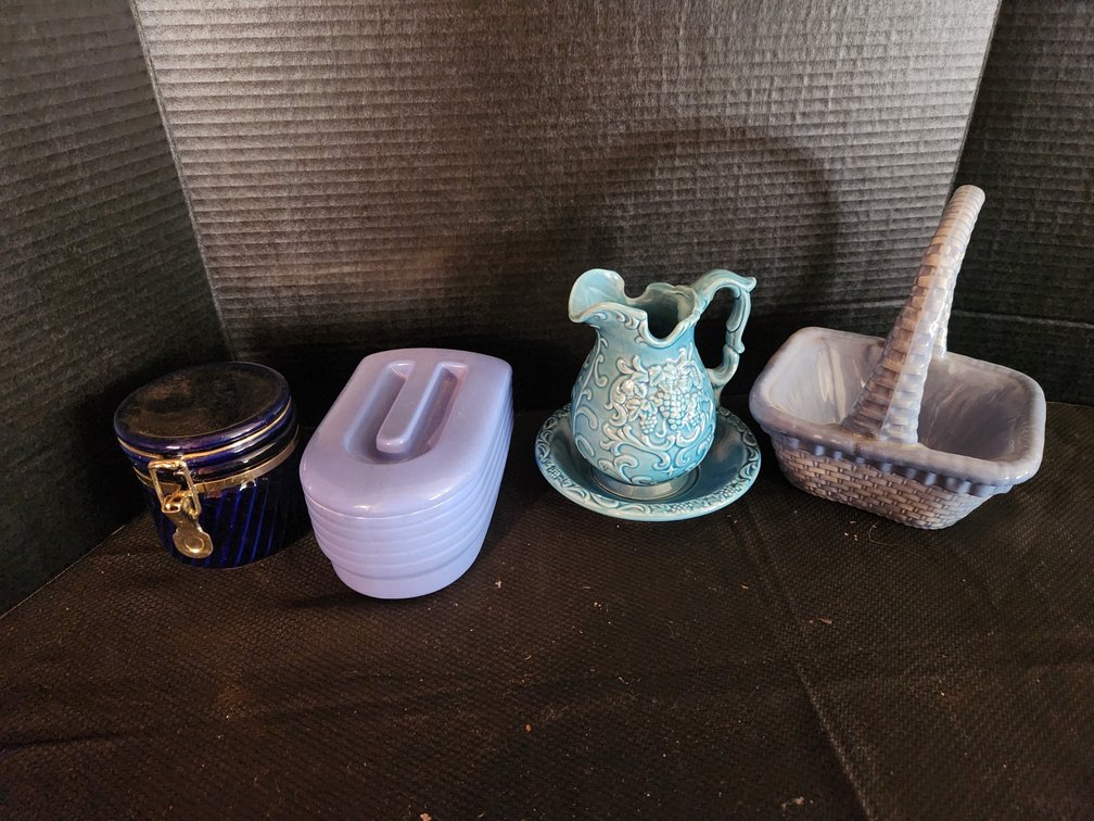 Blue Dishes