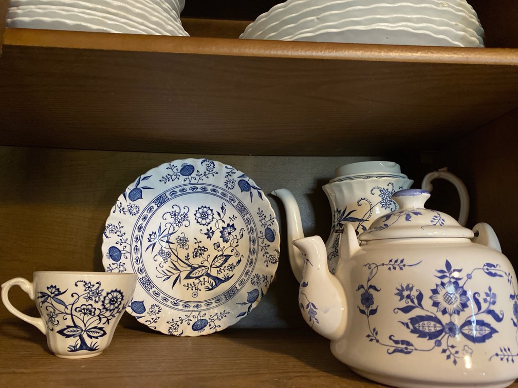 White and Blue Dishes