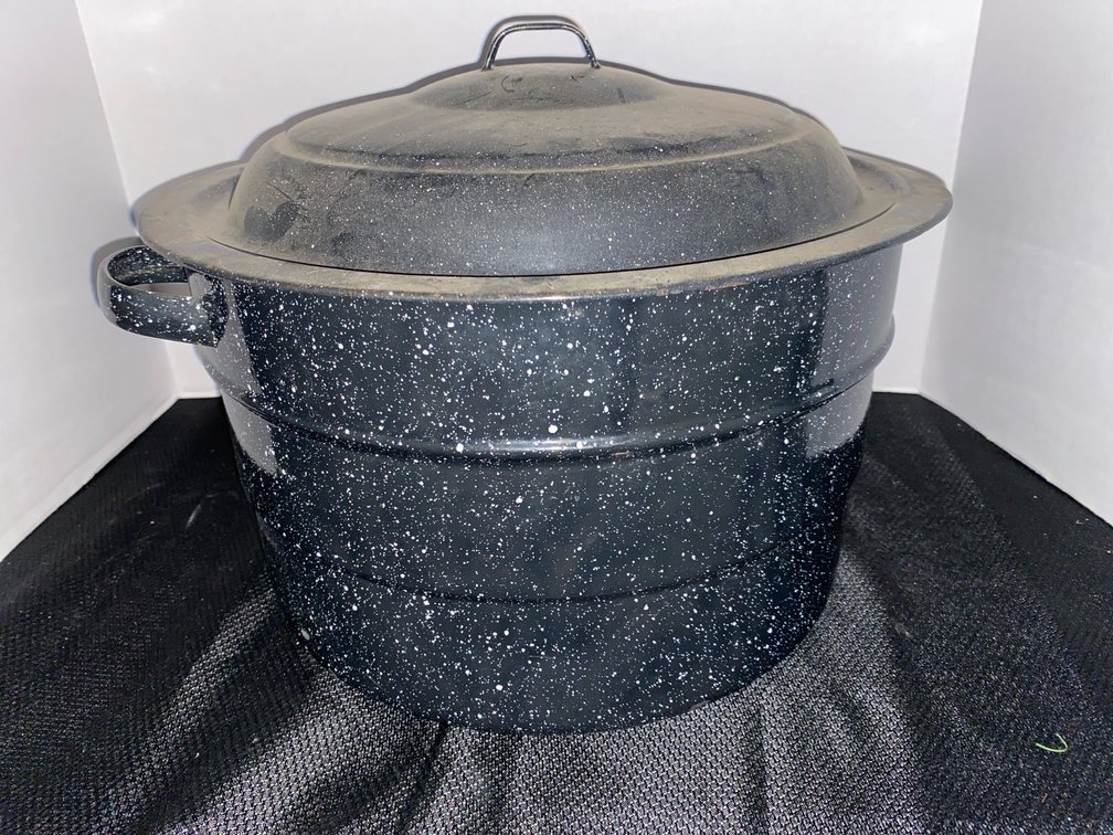 Black Speckled Enamel