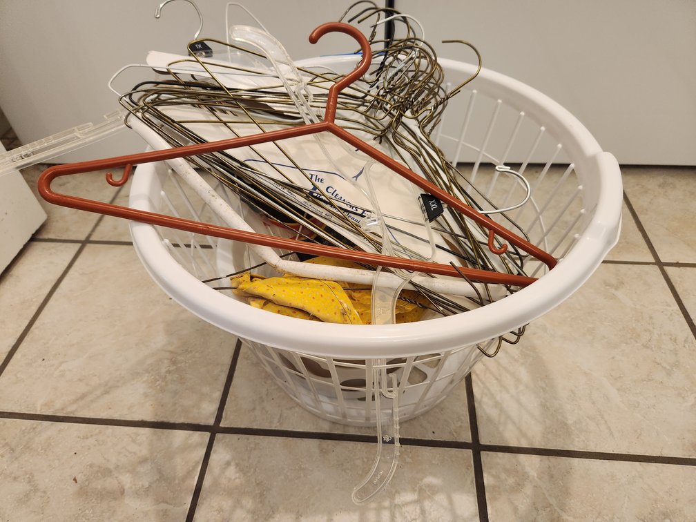 Clothespins and Laundry Baskets