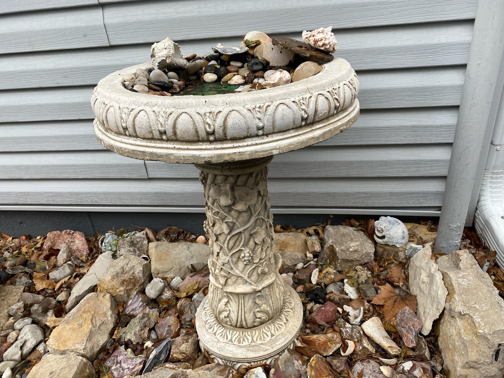 Concrete Bird Bath