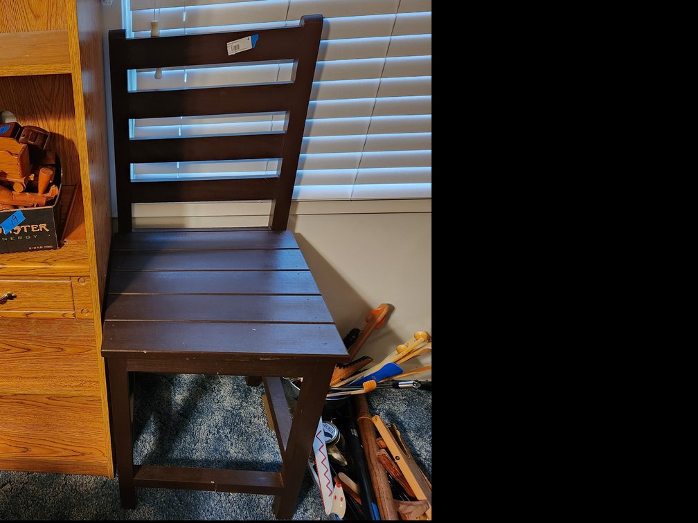 Large Wood Chair and More