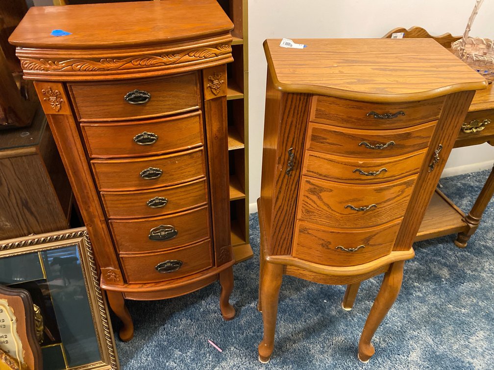 Jewelry Cabinets - two large, standing