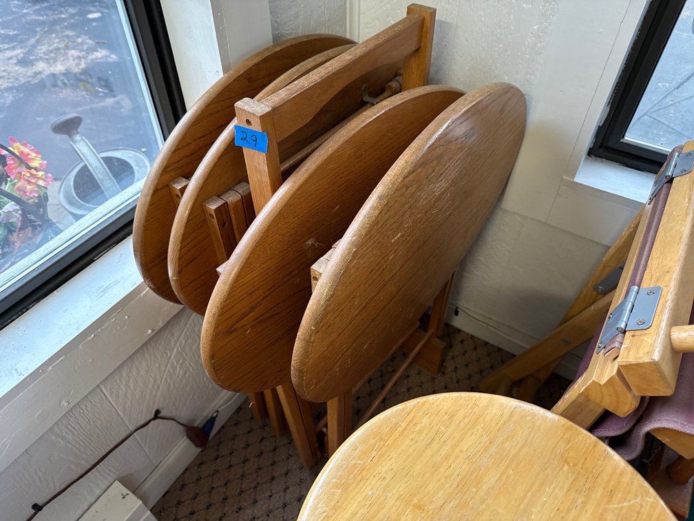 TV Trays, Director Chairs, Stools
