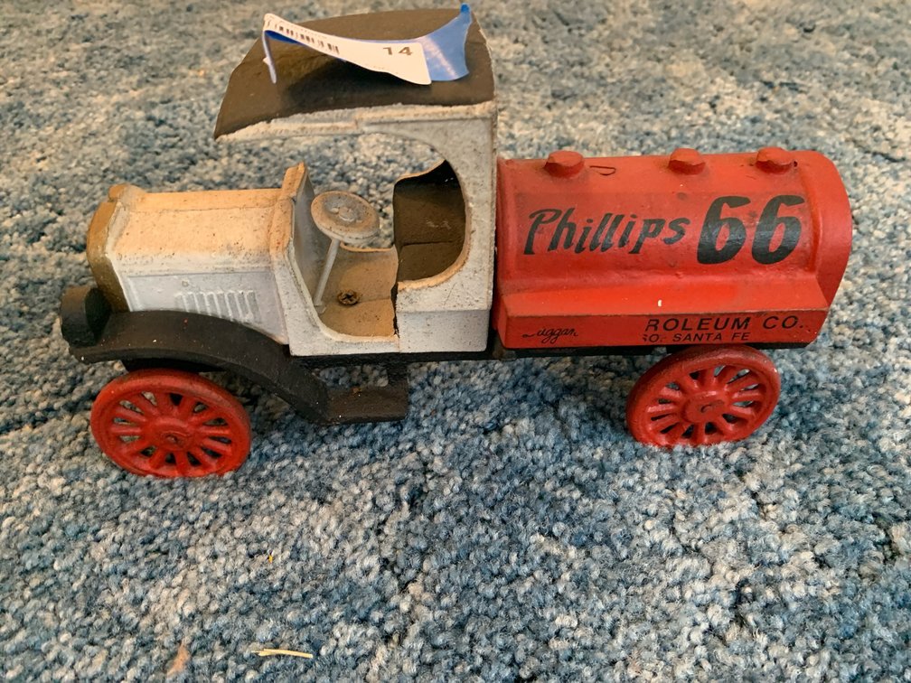 Cast Iron Phillips 66 Truck