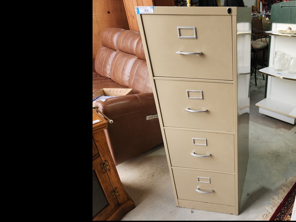 Filing Cabinets and Small wood cabinet.