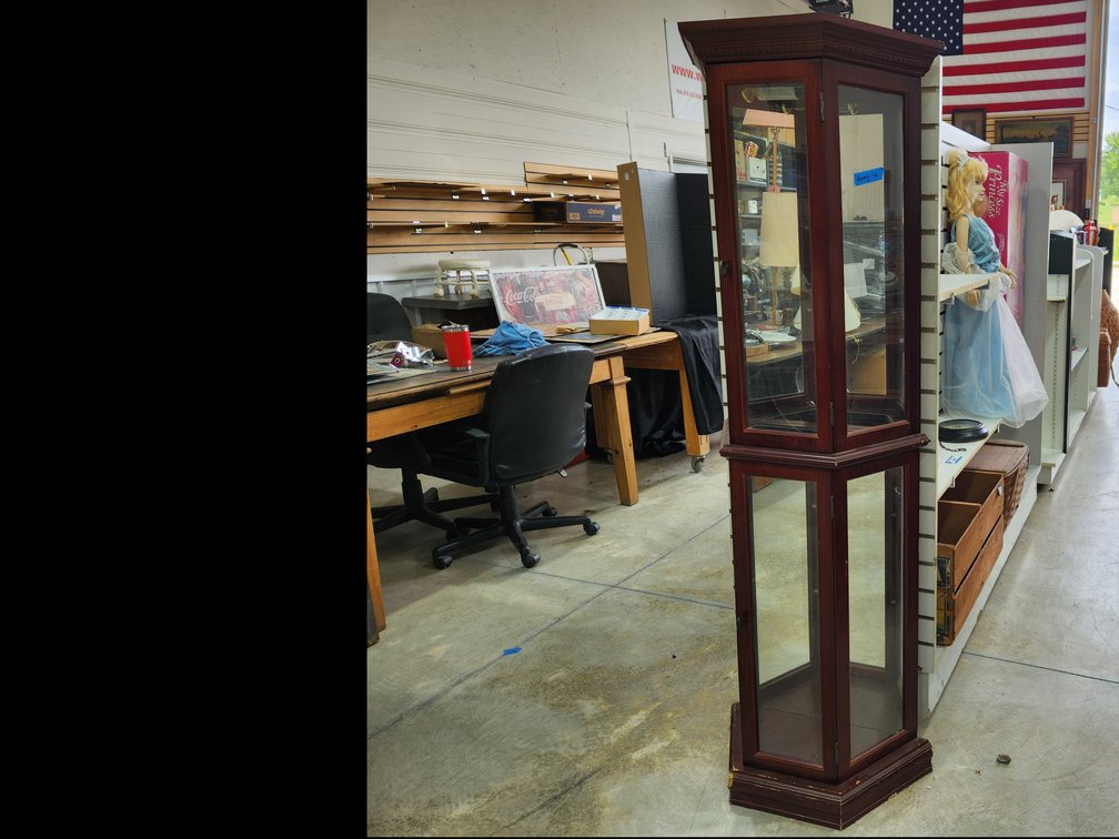 Cabinet with glass doors