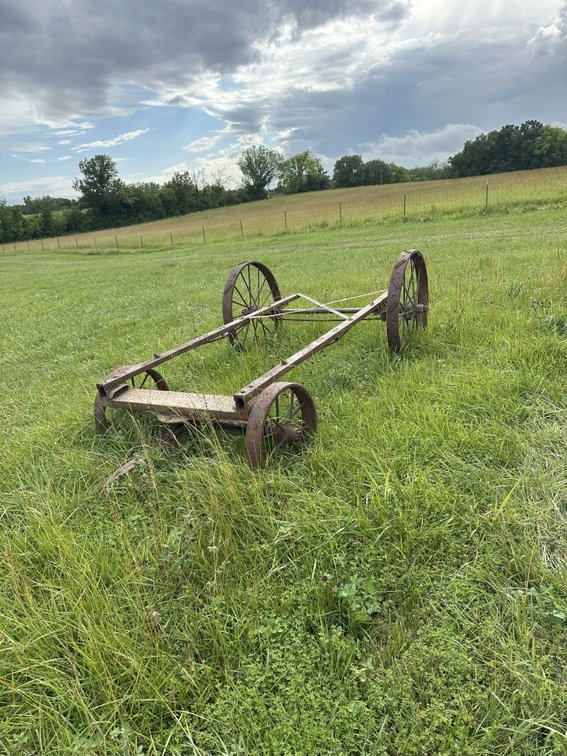 Four wheel wagon frame