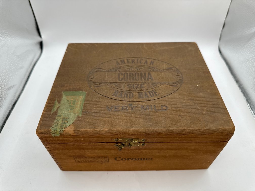Wood Corona Cigar Box