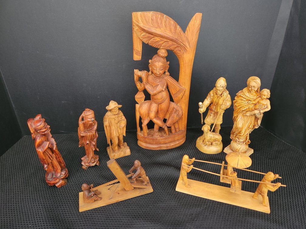 Carved Wood Figurines