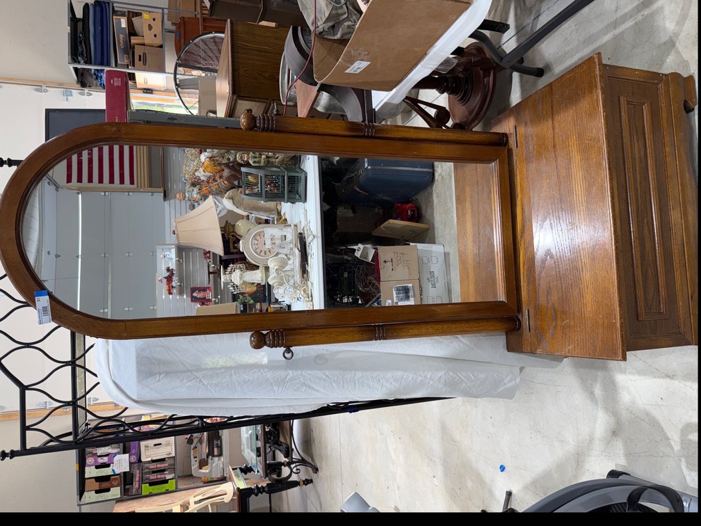 Mirrored Entry Cabinet
