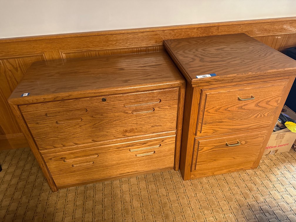 Oak File Cabinets
