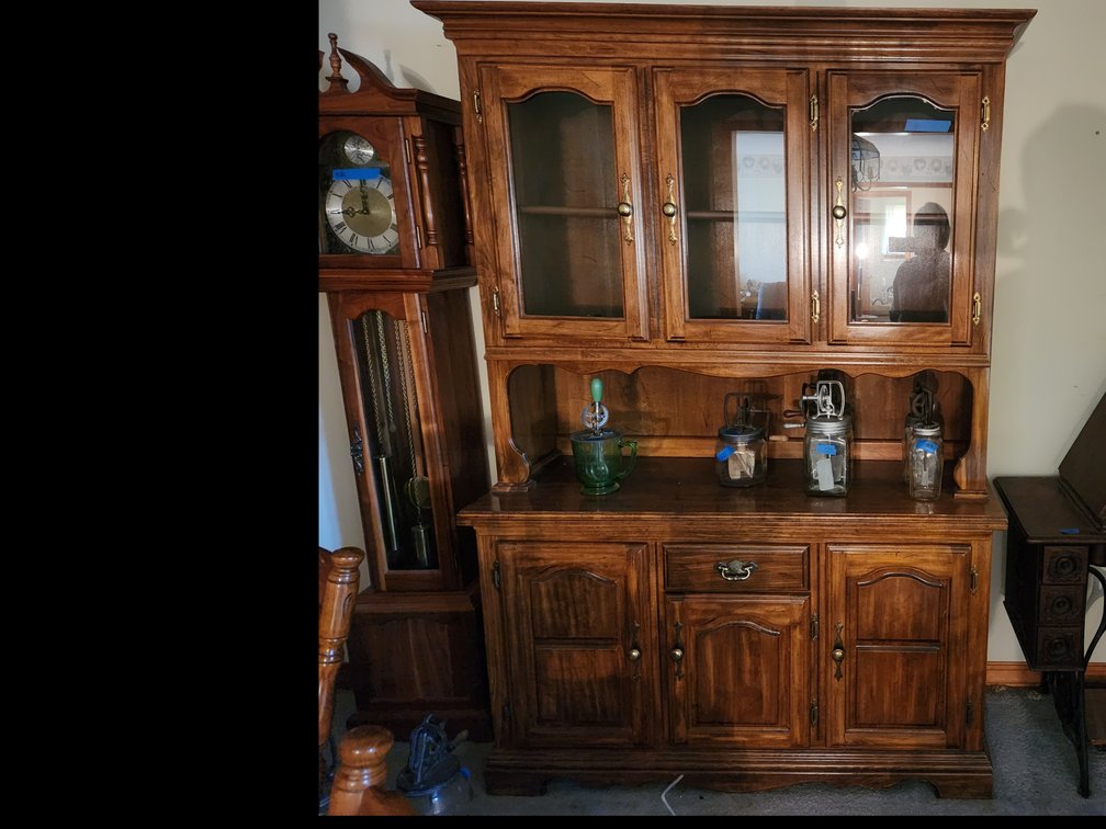 Dining Room Table and Hutch