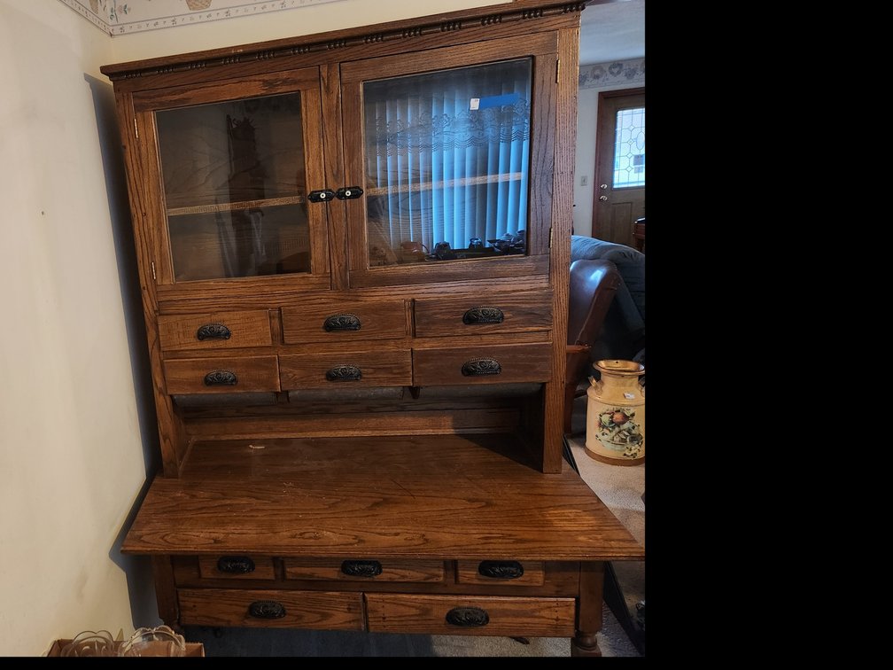 Large Hoosier Cabinet