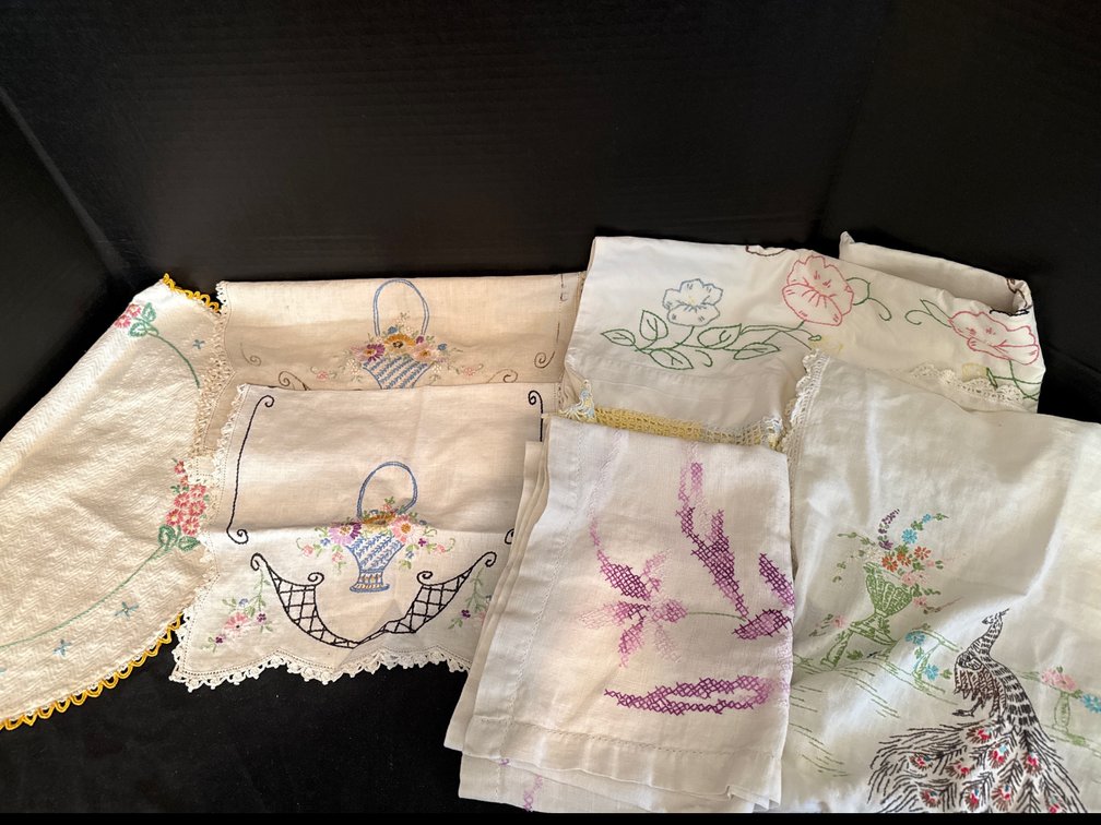 Embroidered Linens