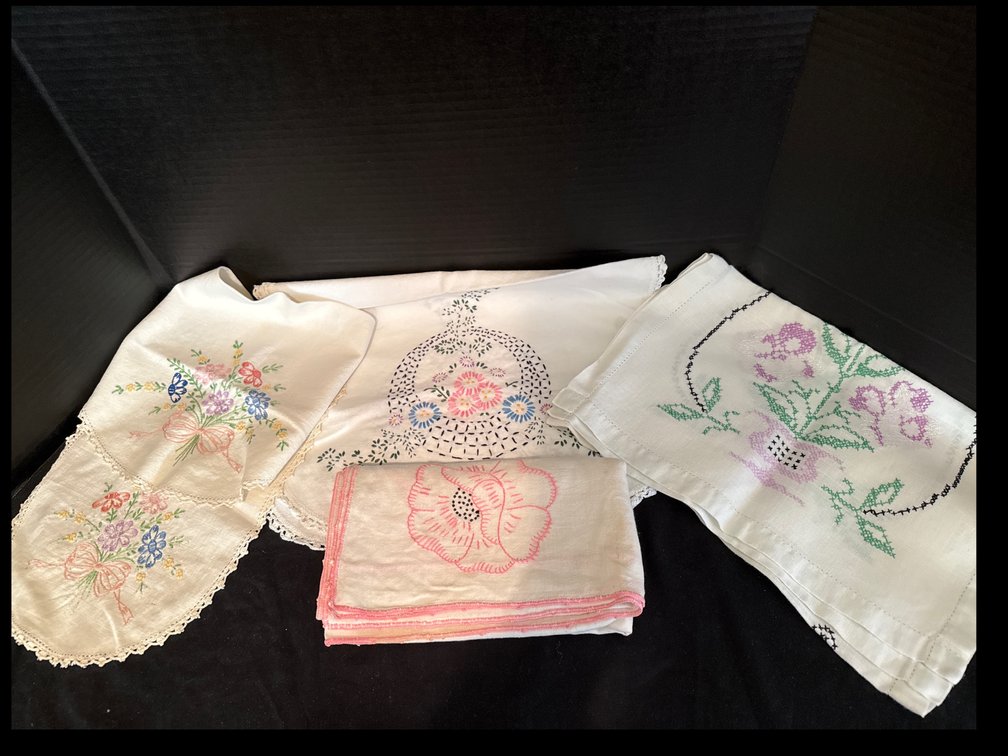 Embroidered Linens