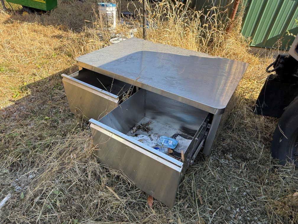 Rolling Stainless Steel Drawer set