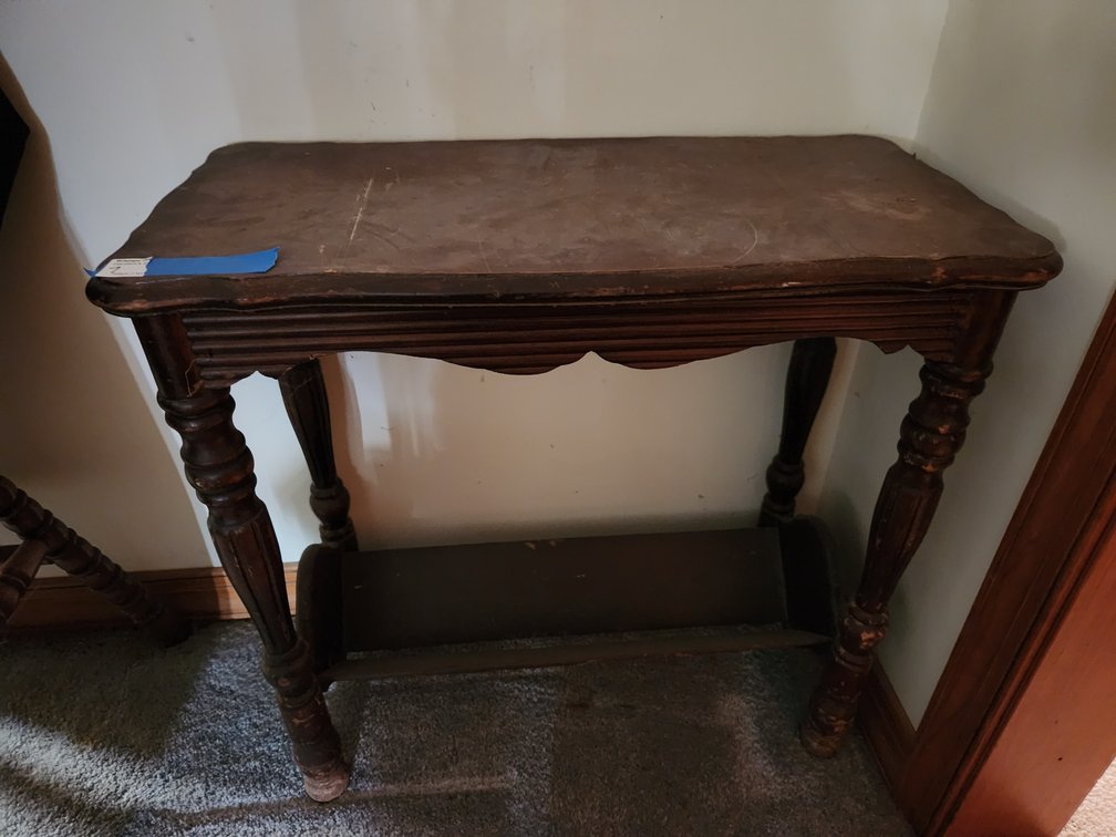 Table, Magazine Rack, Quilt Rack