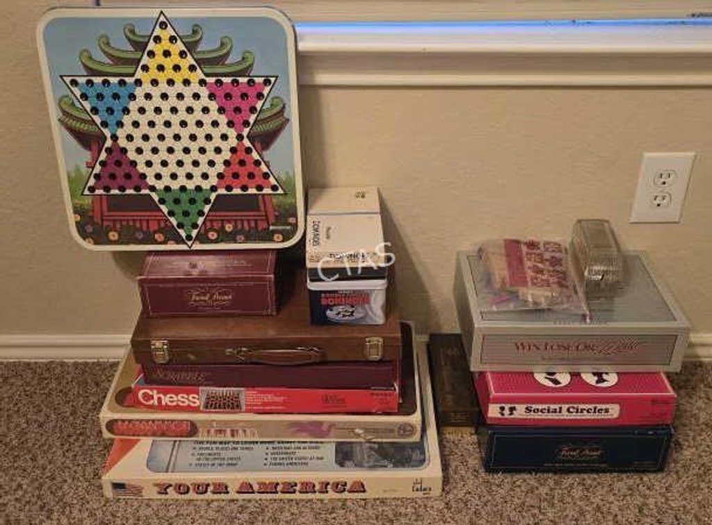Board Games, Dominoes, Cards