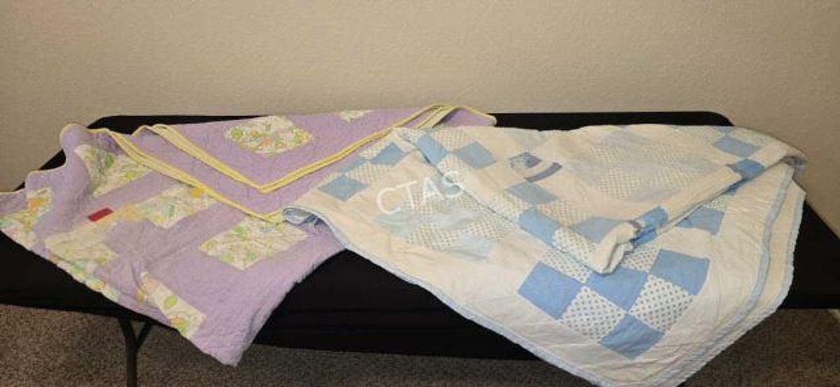 (2) Vintage Cotton Quilts - Perfect for Cutter Quilt