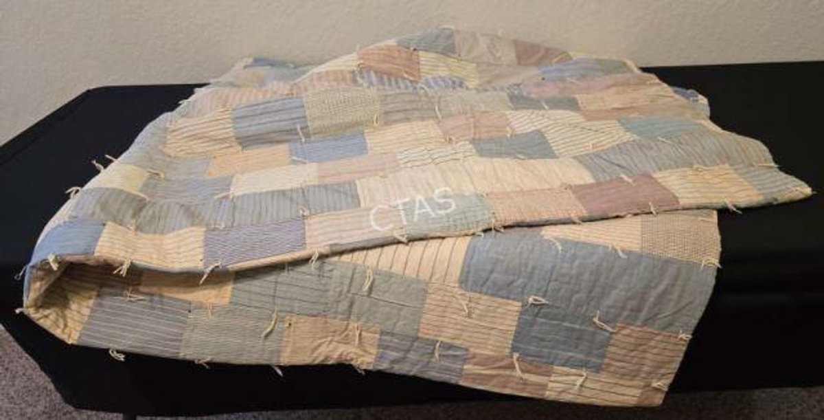 Vintage Cotton Shirting Patchwork Quilt