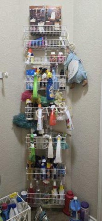 Cleaning Supplies, Undershelf Baskets, Sunbeam