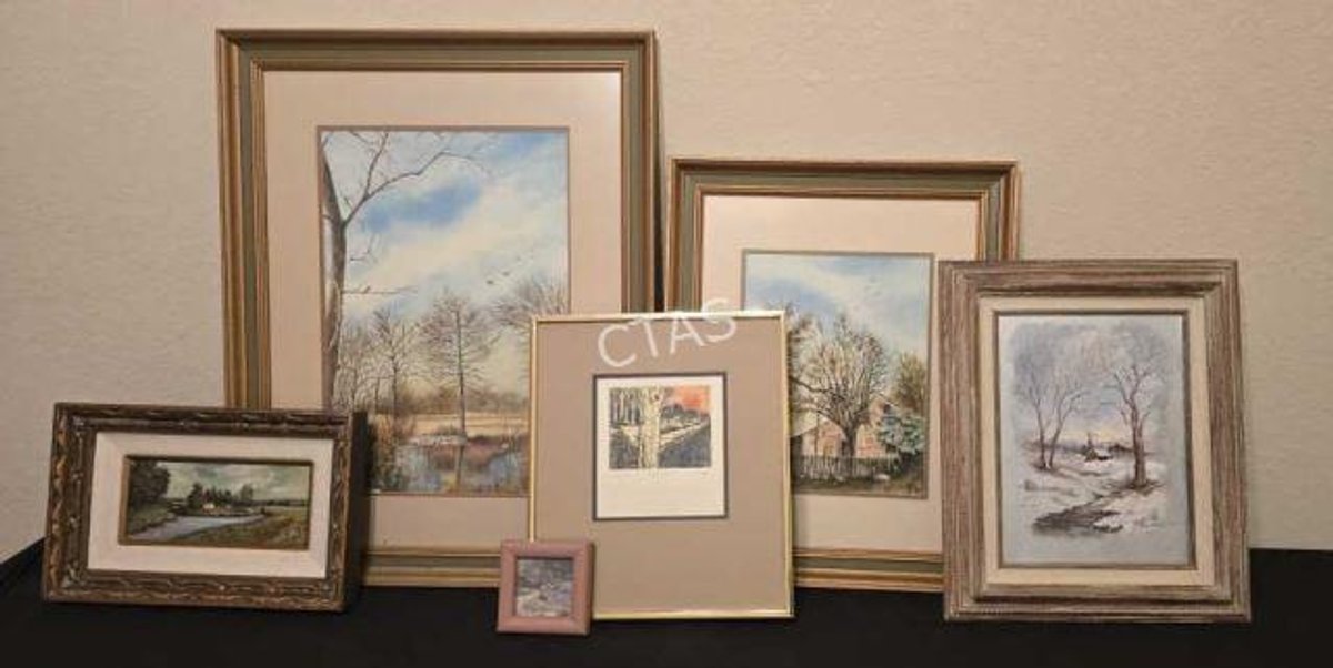 Original Landscape Paintings in Assorted Mediums