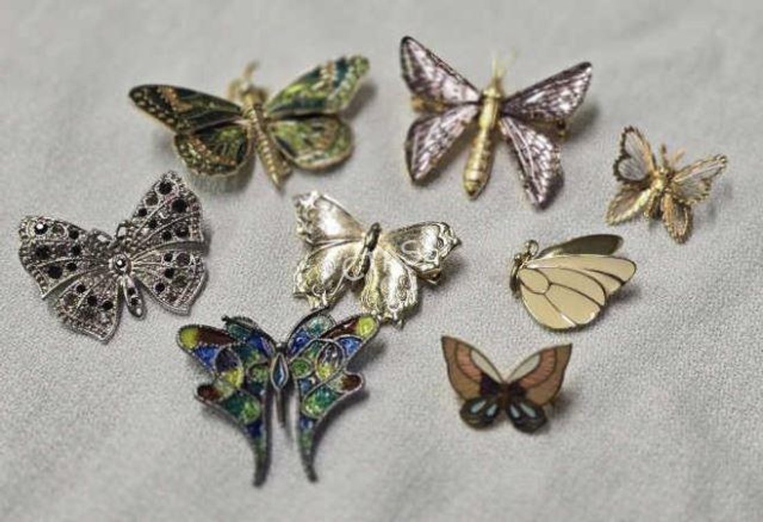Butterfly Brooches