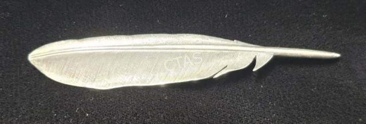 Vintage James Avery Sterling Feather Pin