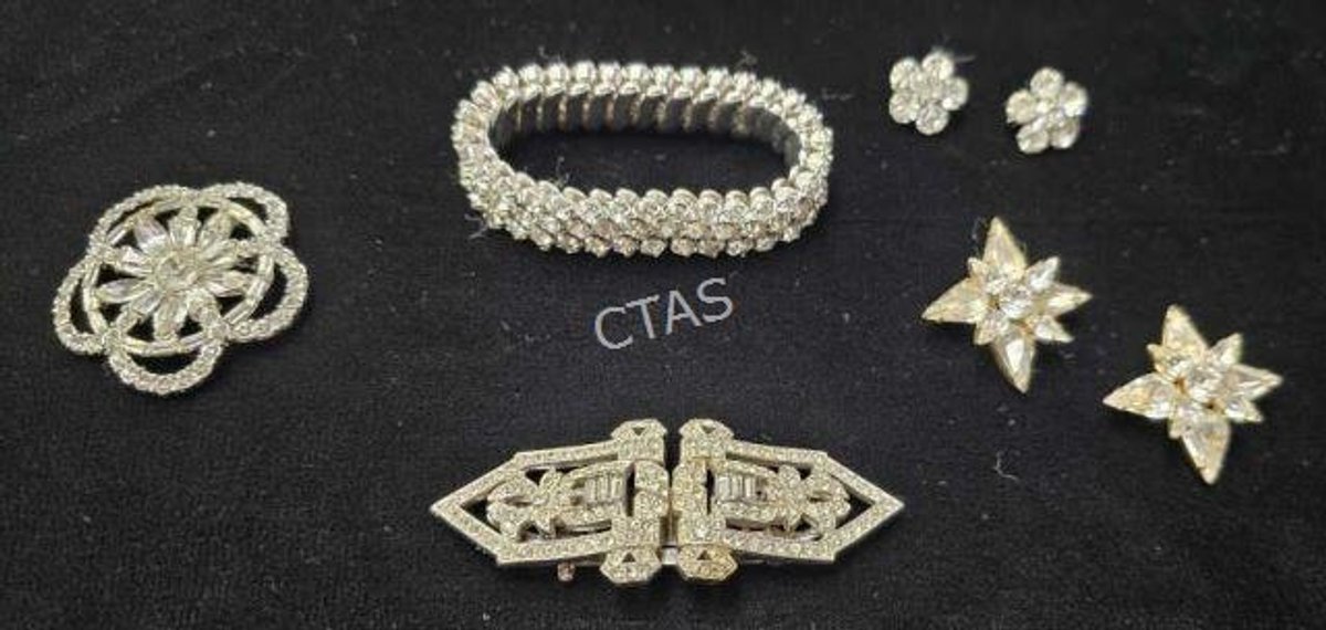 Vintage & Art-Deco Rhinestone Jewelry