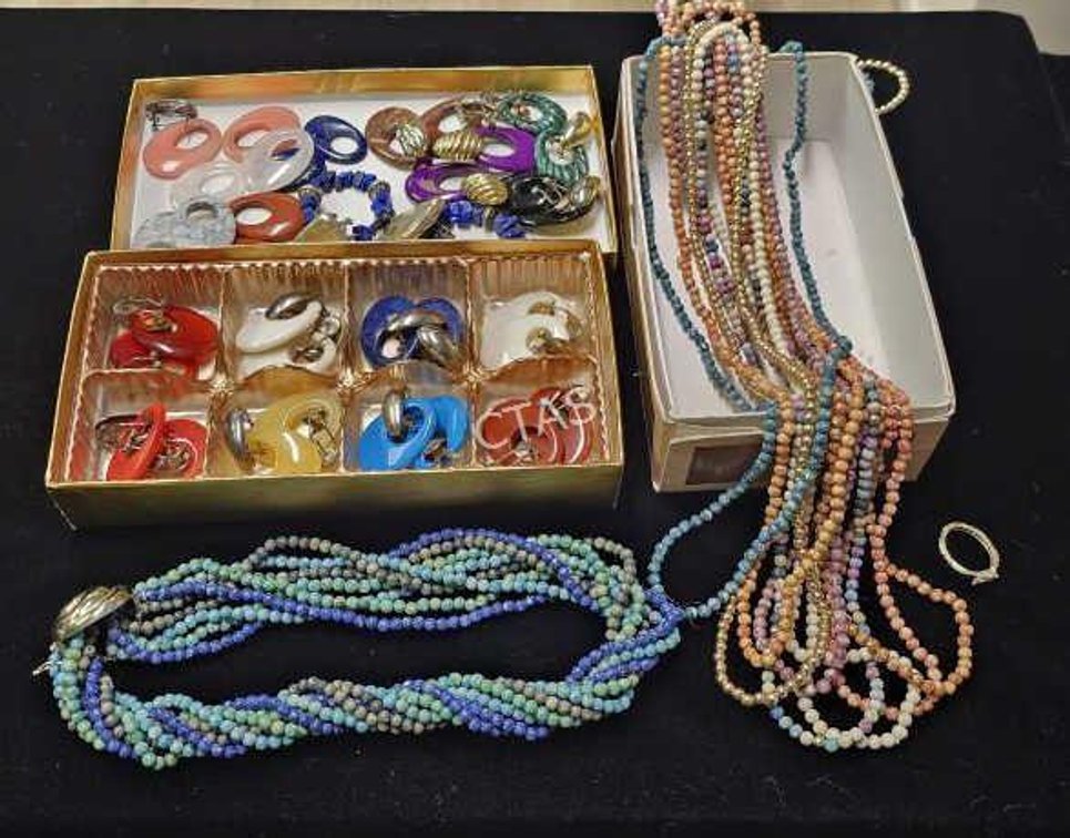 1980's Twist-A-Bead Necklaces & Interchangeable