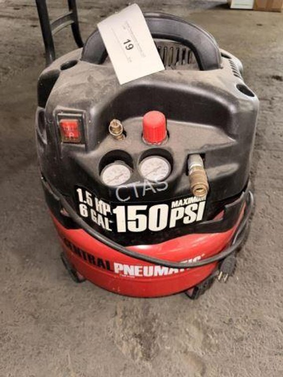 Central Pneumatic 150 PSI Air Compressor