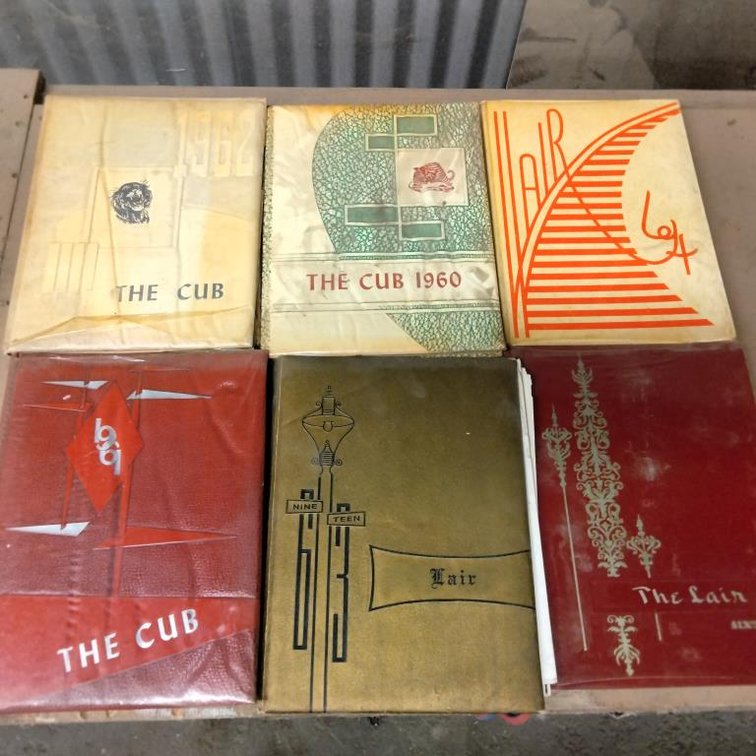 (6) 1960's Year Books