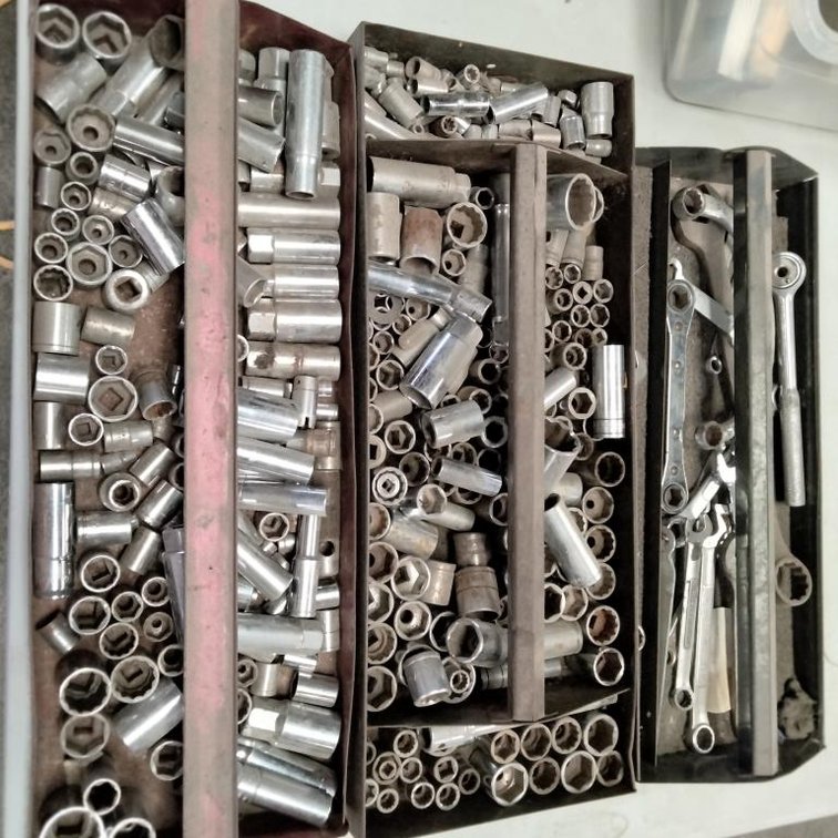 (3) Trays Sockets / Wreches Assortment