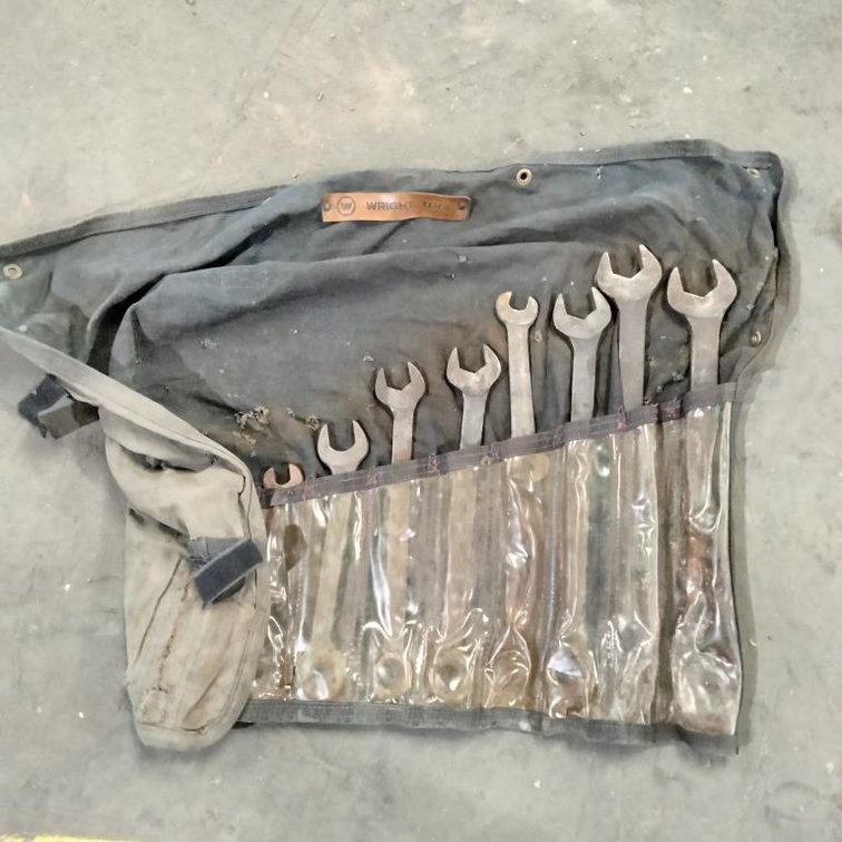 Wriight Too;l Wrench Roll Up w/Assorted Wrenches