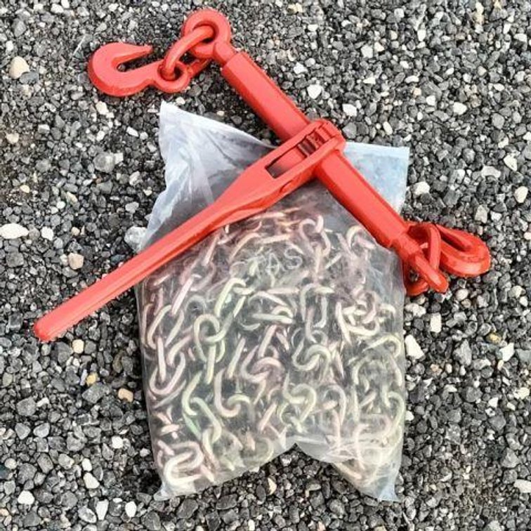 Ratchet Load Binder with Zinc Plated Chain