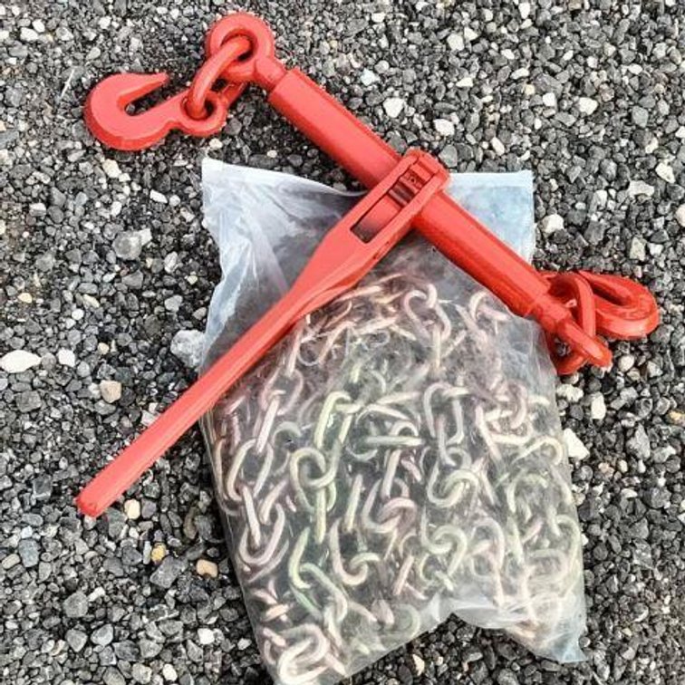 Ratchet Load Binder with Zinc Plated Chain