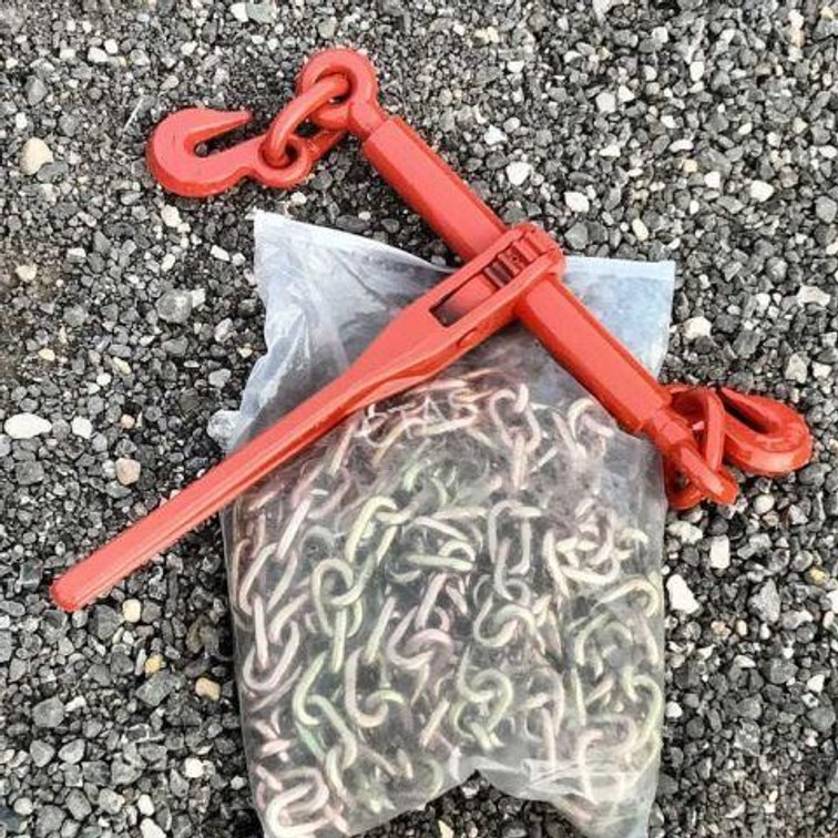 Ratchet Load Binder with Zinc Plated Chain